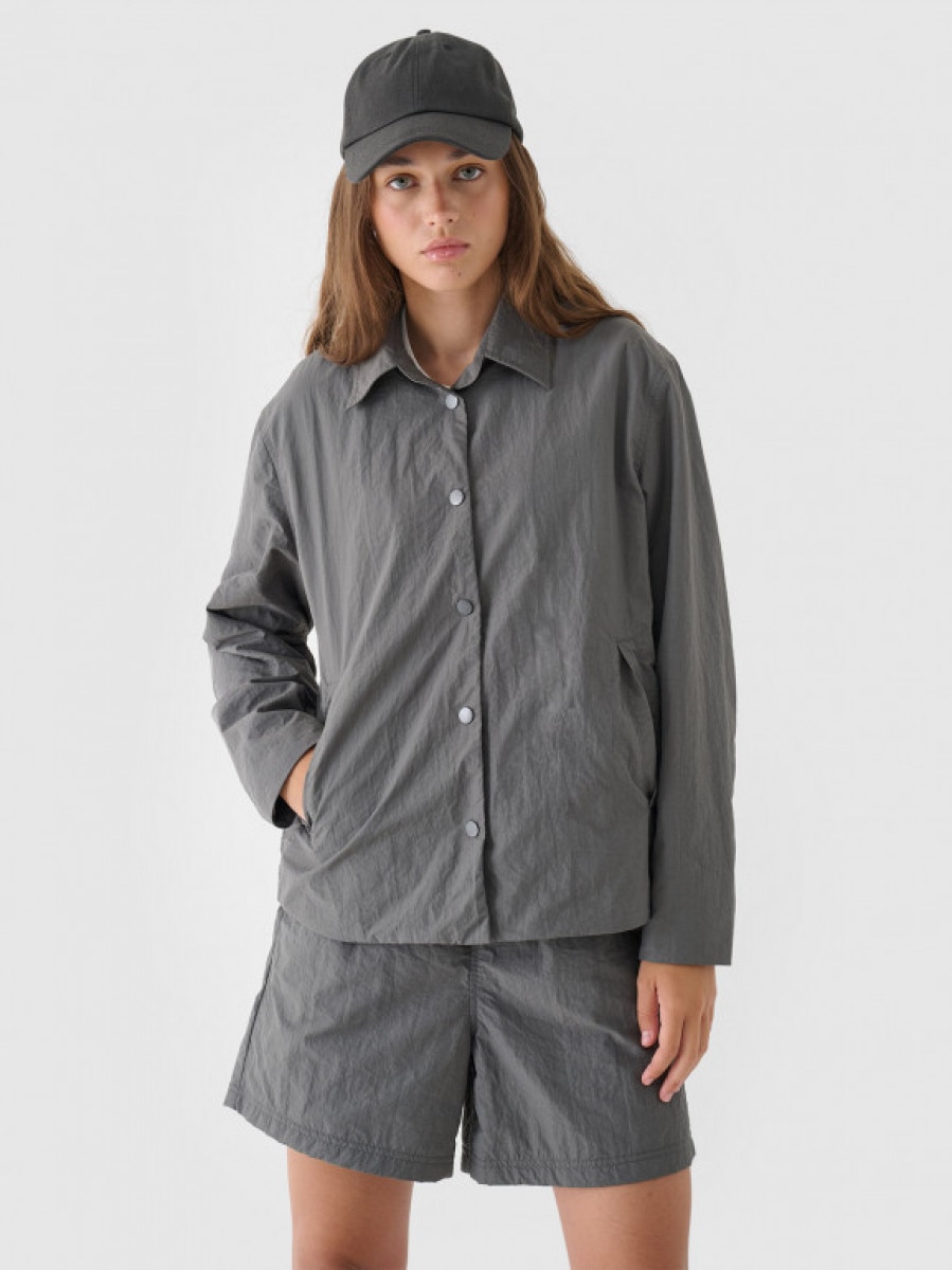 Damska koszula ripstop Outhotn OTHWAW24TSHIF083 - szara