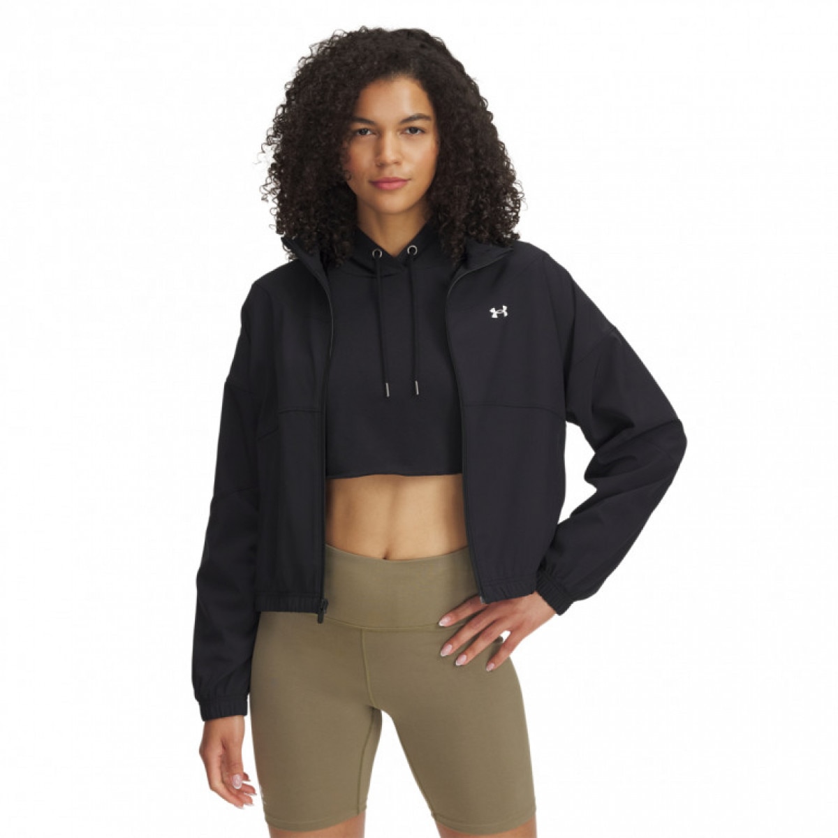 Damska kurtka treningowa Under Armour UA Rival Woven Jacket - czarna