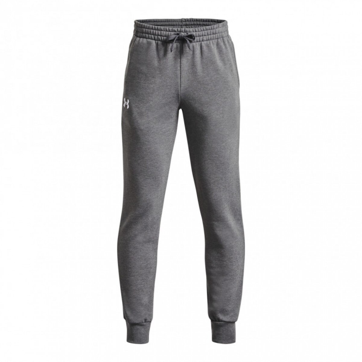 Chłopięce spodnie dresowe Under Armour UA Rival Fleece Joggers - szare