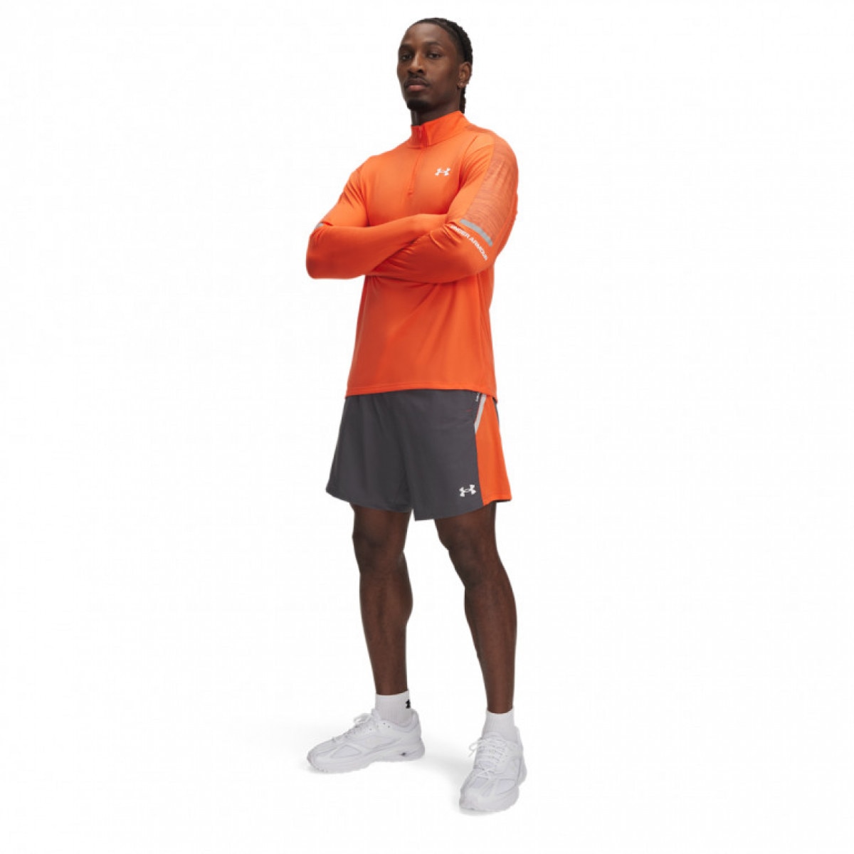 Męskie spodenki treningowe Under Armour UA Core+ Woven Shorts - szare