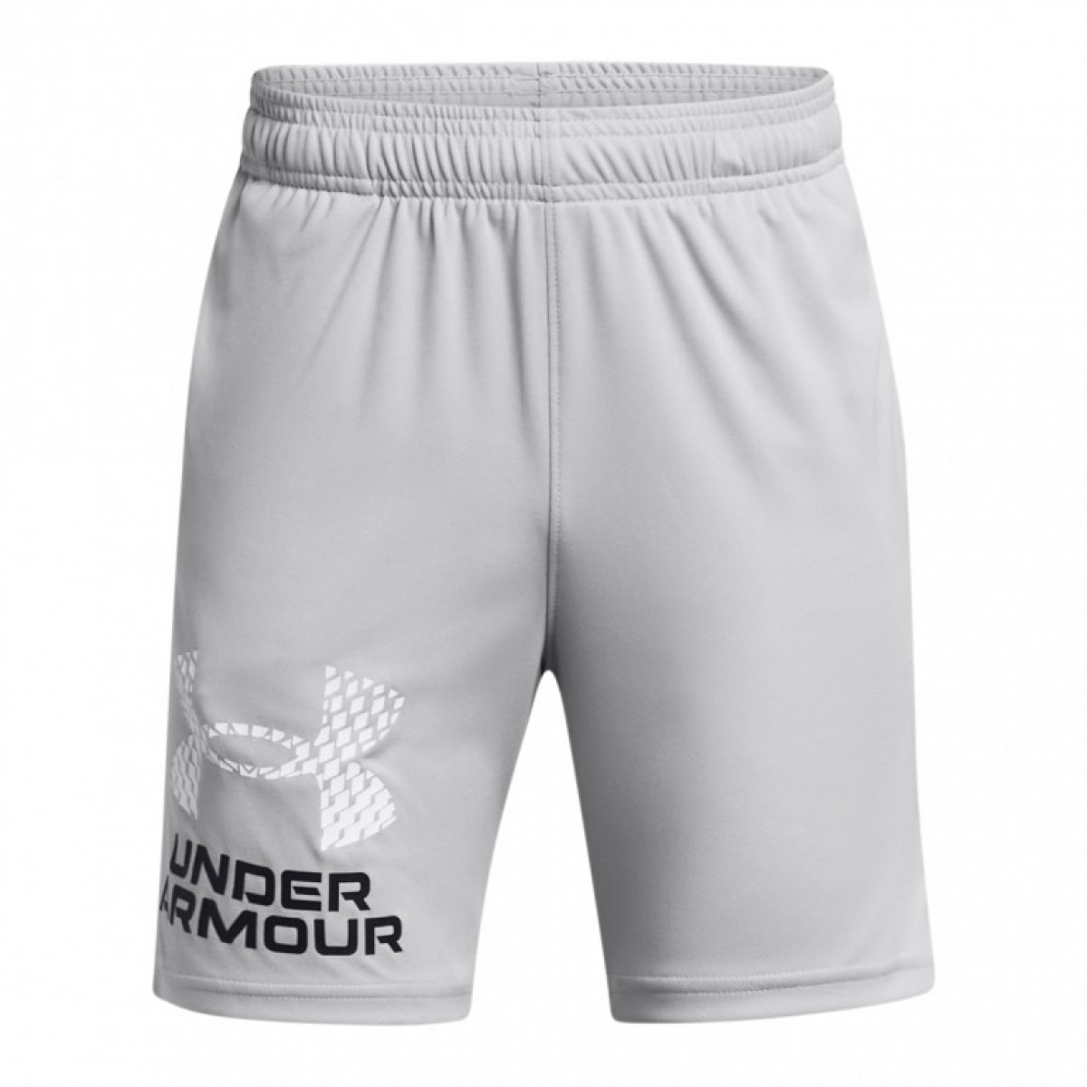 Chłopięce spodenki treningowe Under Armour UA Tech Logo Shorts - szare