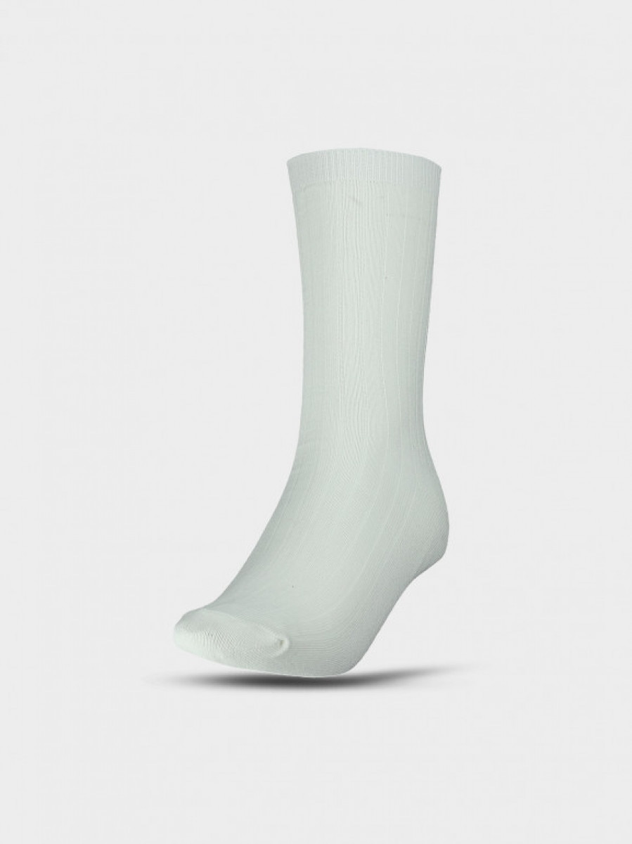 Damskie skarpetki casual Outhorn OTHWAW24USOCF370 - białe