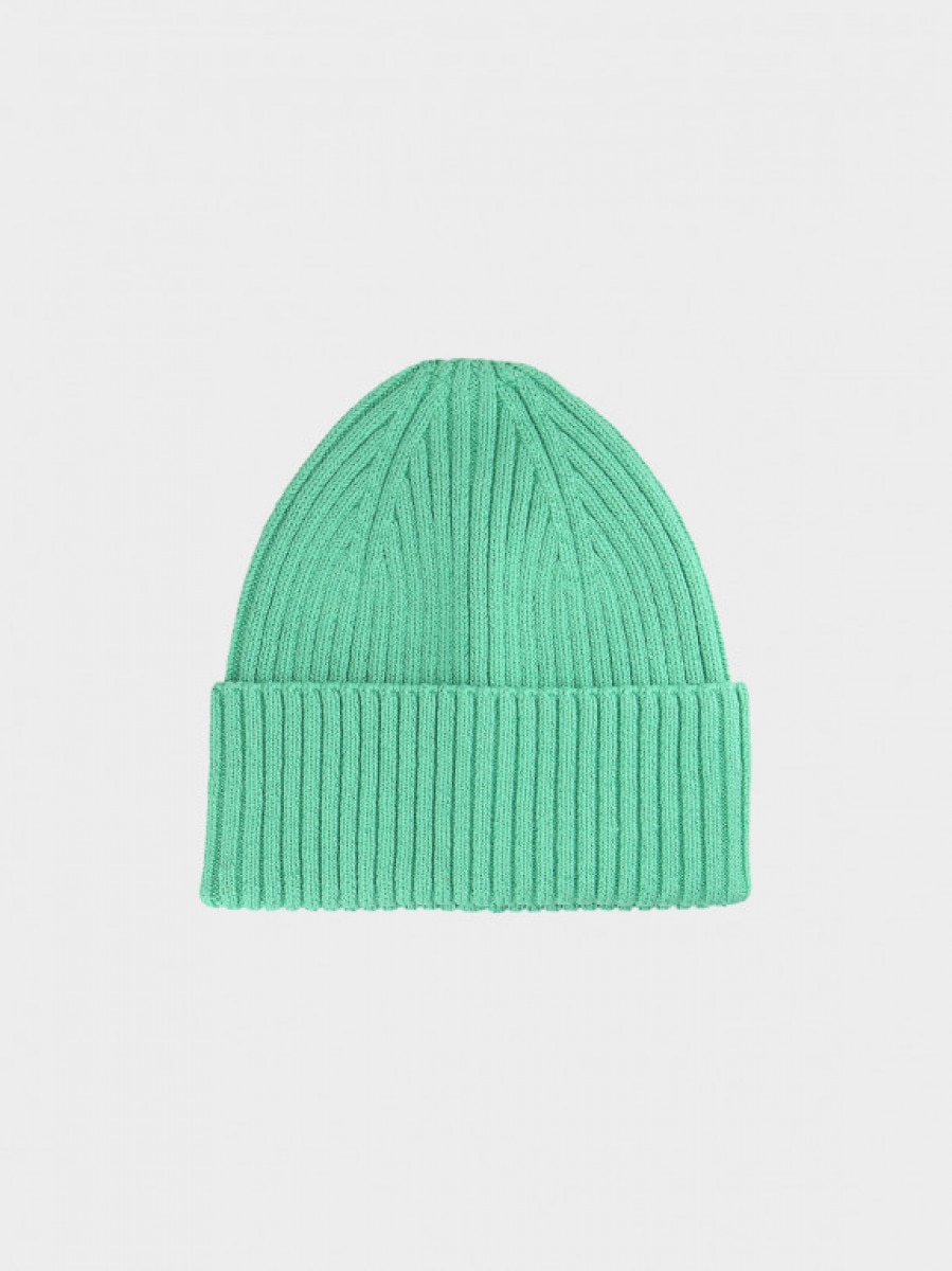 Damska czapka zimowa Outhorn OTHWAW24ACAPF544 - zielona