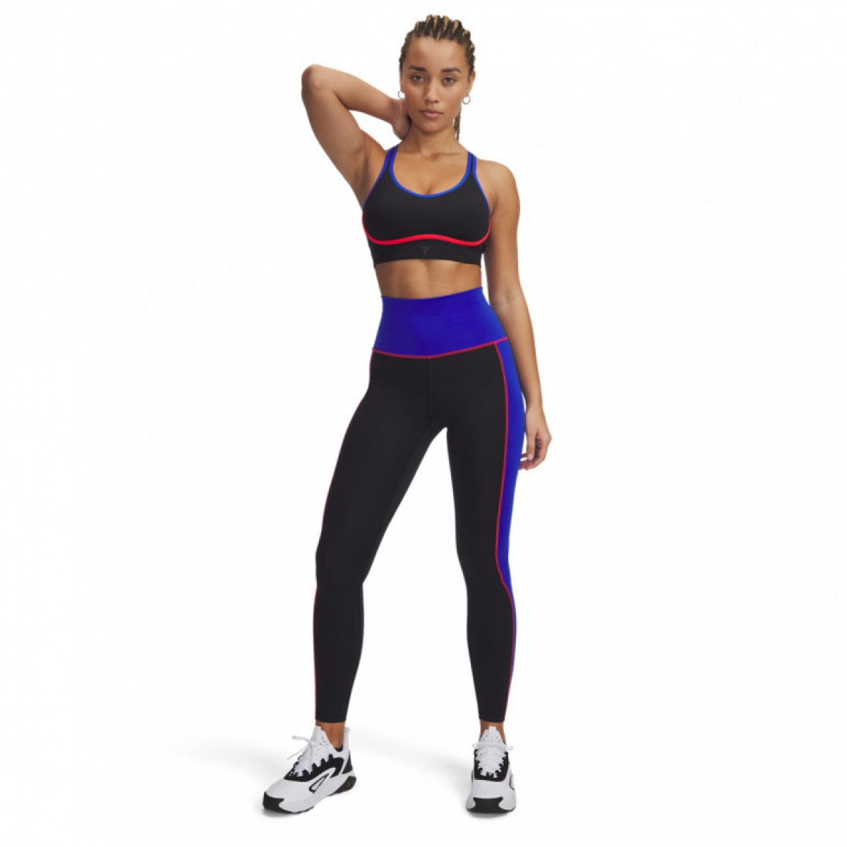 Damskie legginsy treningowe Under Armour Project Rock Legging - czarne
