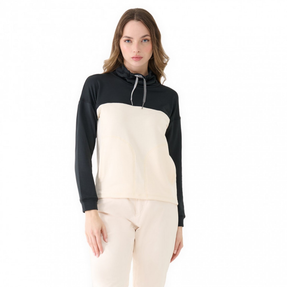 Damska bluza treningowa Roxy Vertere - beżowa