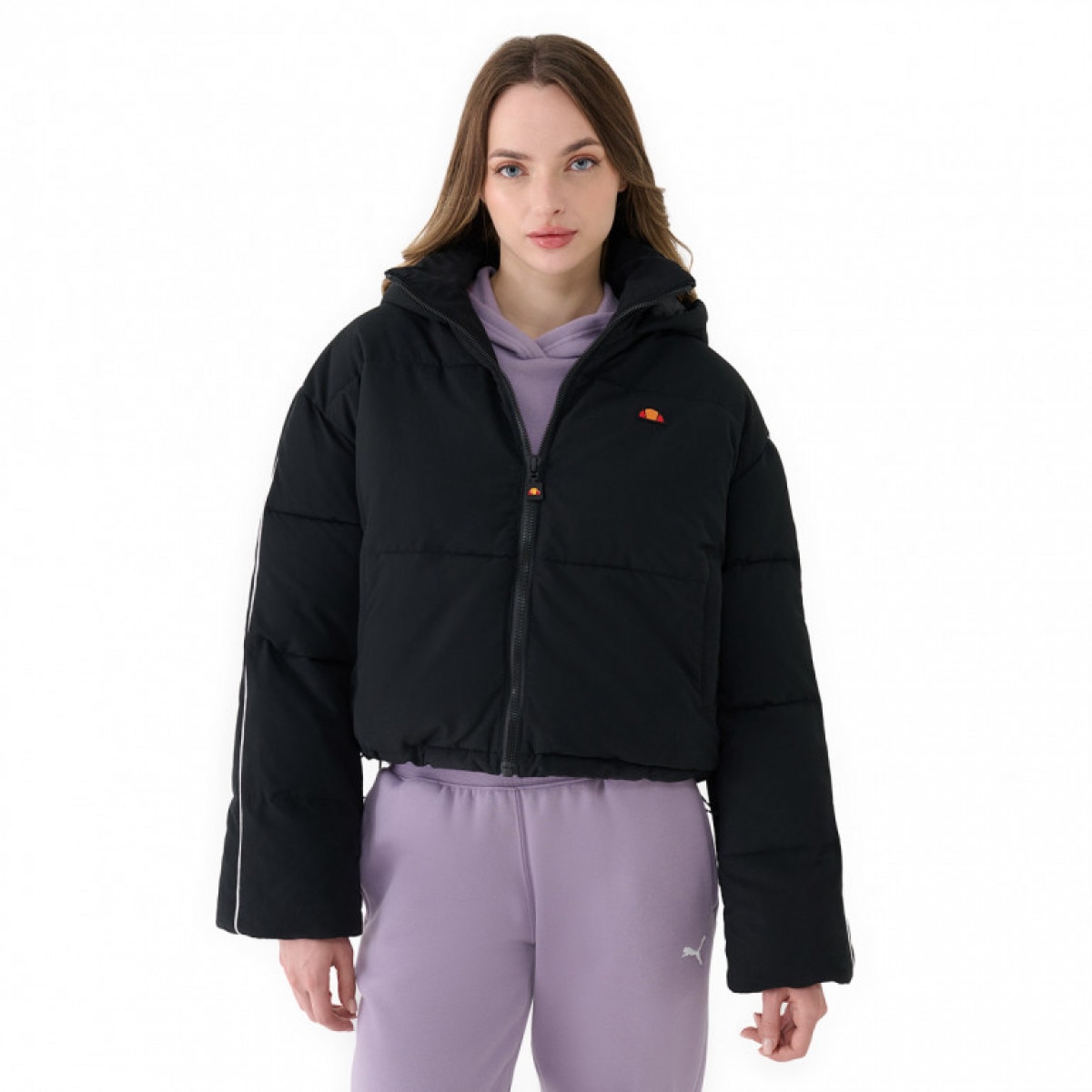 Damska kurtka puchowa pikowana Kurtka Ellesse Lenzer Padded Wmn - czarna