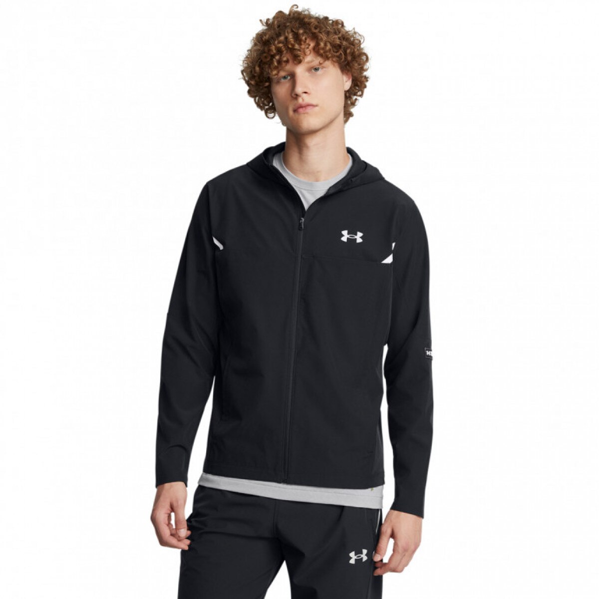Męska kurtka treningowa Under Armour Vanish Woven Utility Jacket - czarna