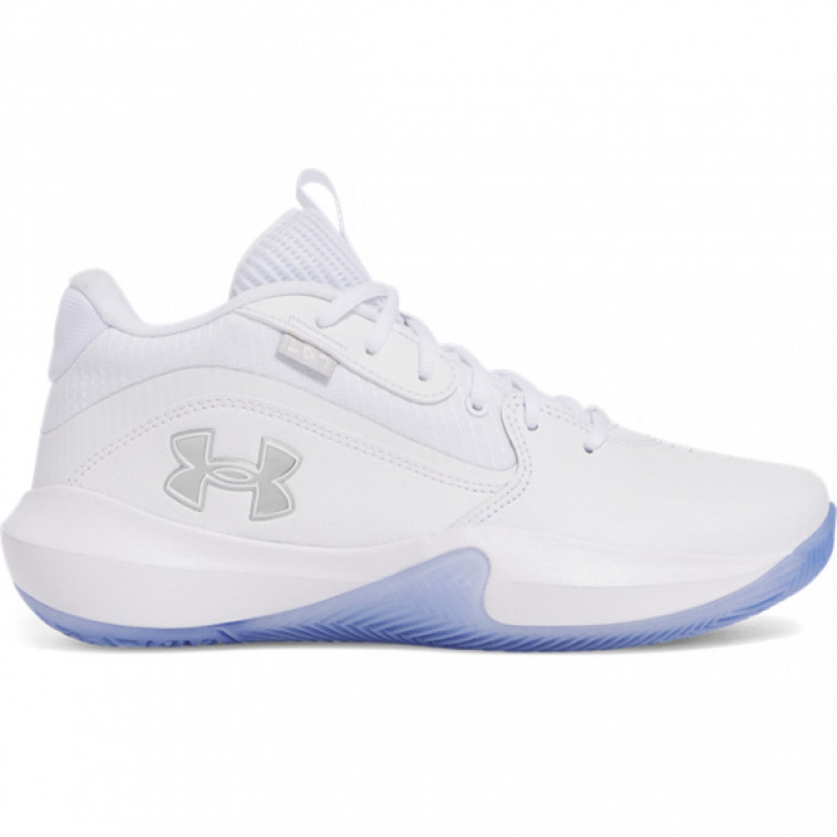 Buty do koszykówki uniseks Under Armour UA Lockdown 7 - białe