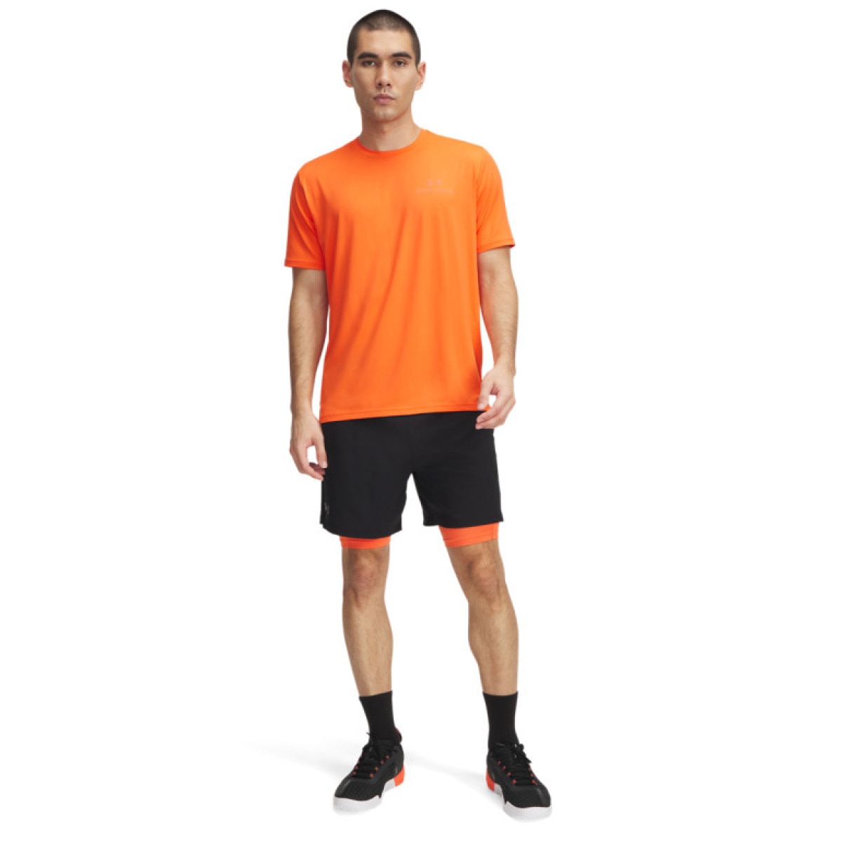 Męskie spodenki treningowe Under Armour UA Vanish Woven 2in1 Shorts - szare