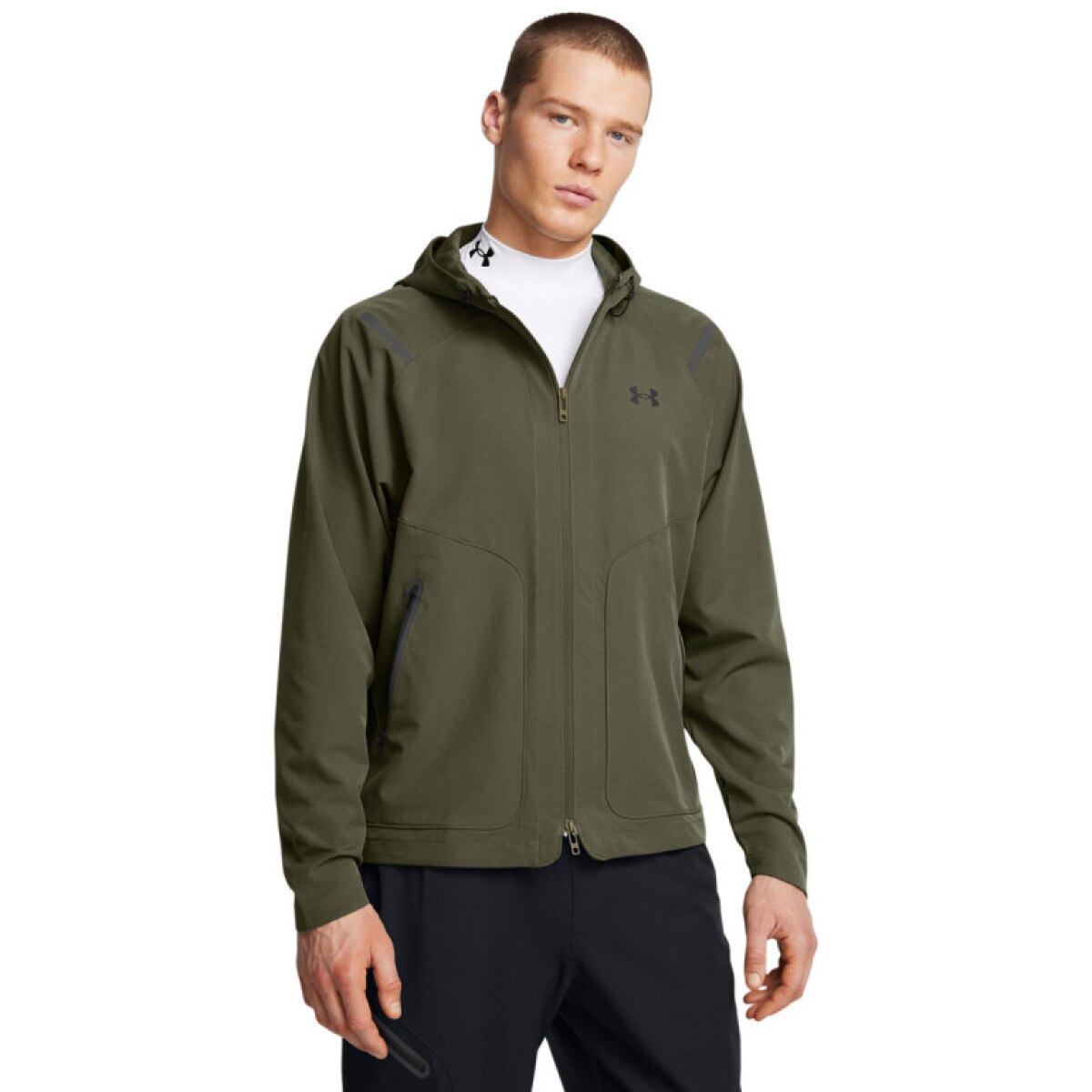Męska kurtka przejściowa Under Armour UA Unstoppable Jacket Lc - oliwkowa/khaki