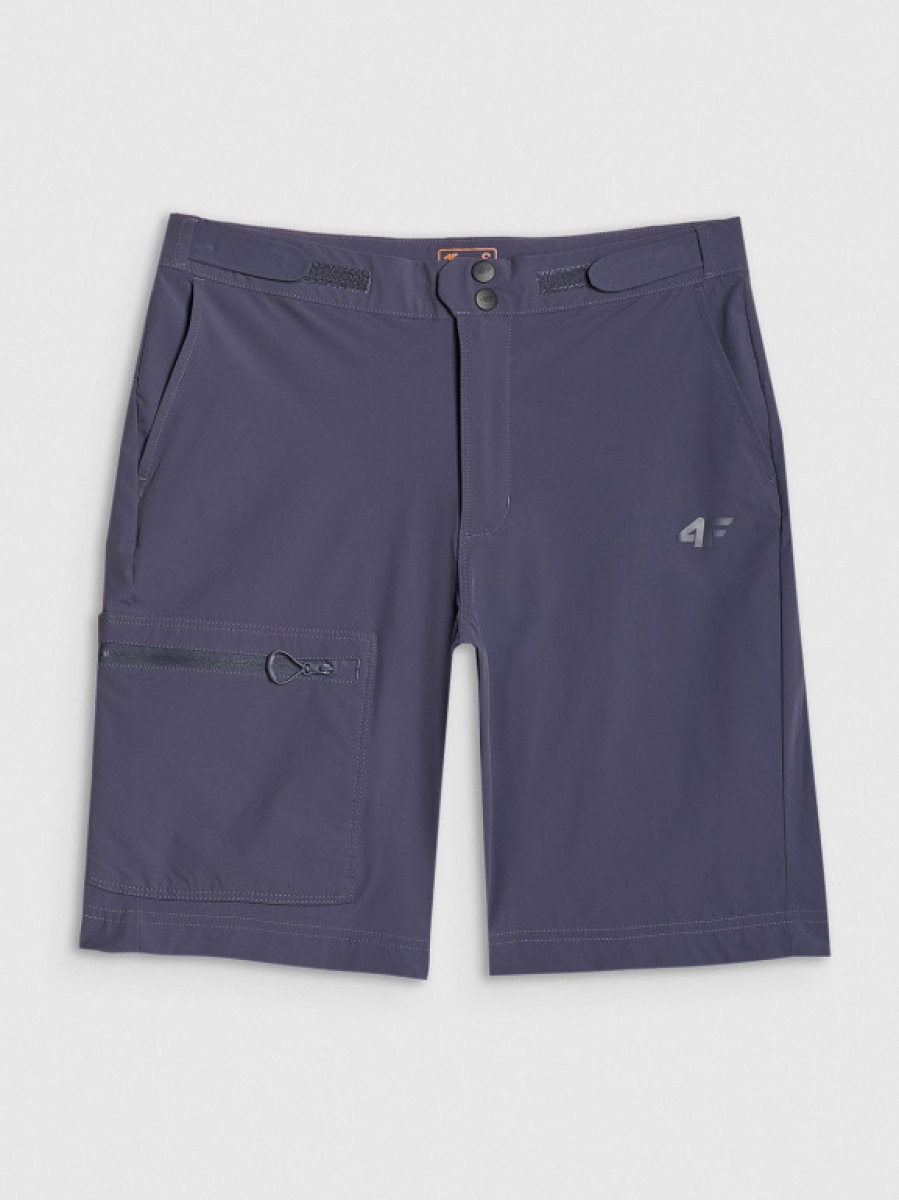 Damskie spodenki trekkingowe 4F 4FWSS25TFSHF0954 - granatowe