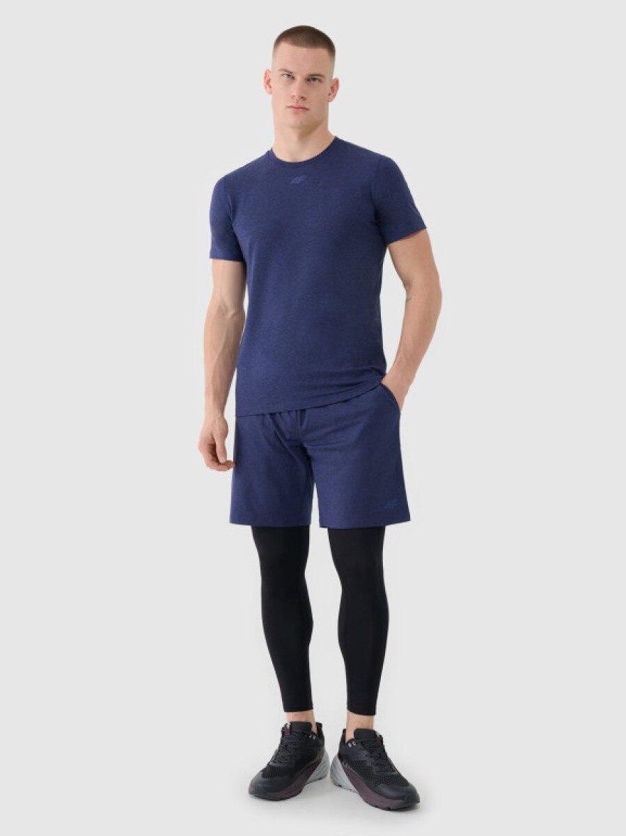 Męskie spodenki treningowe 4F 4FWSS25TFSHM0911 - granatowe