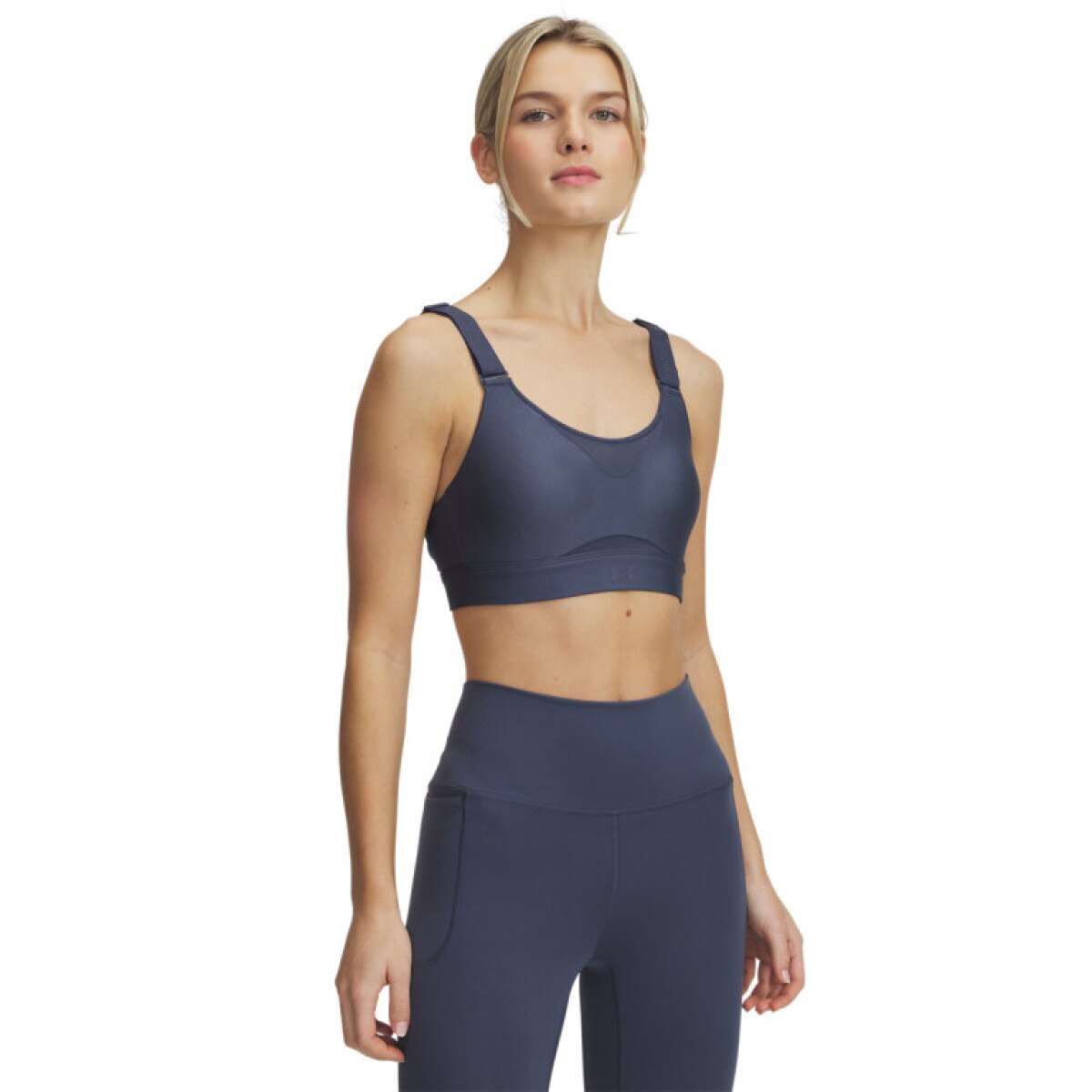 Biustonosz treningowy Under Armour UA Infinity High 2.0 Bra - granatowy