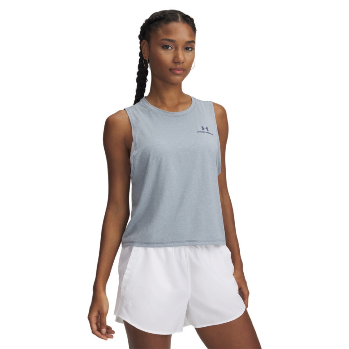 Damski top treningowy Under Armour Vanish Energy Crop Tank - szary