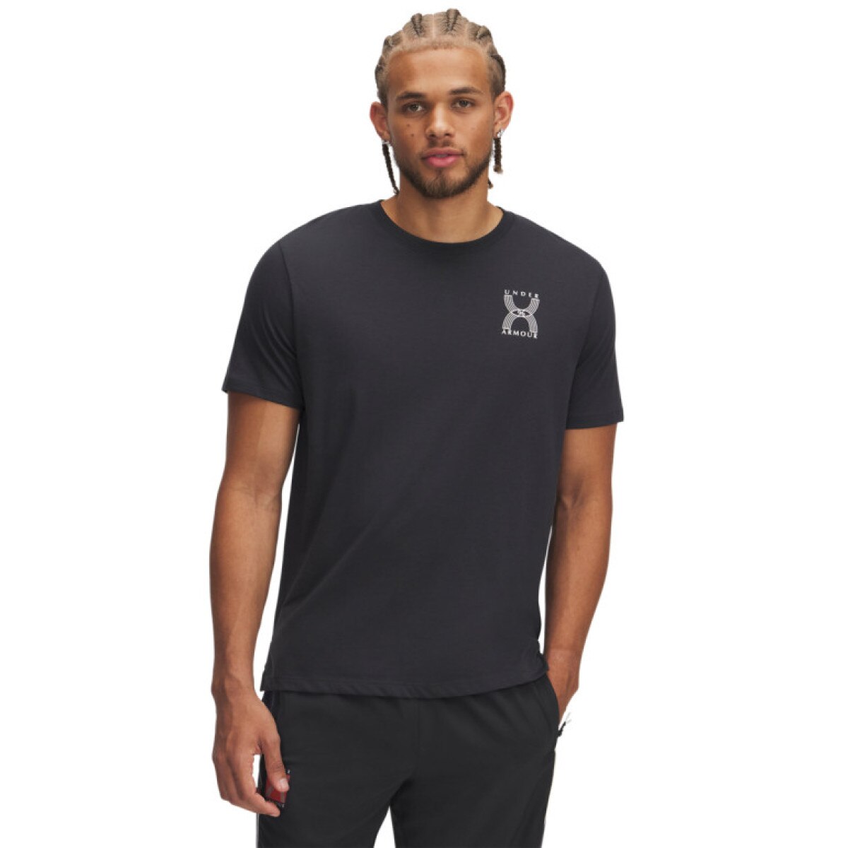 Męski t-shirt z nadrukiem Under Armour UA Run 96 - szary