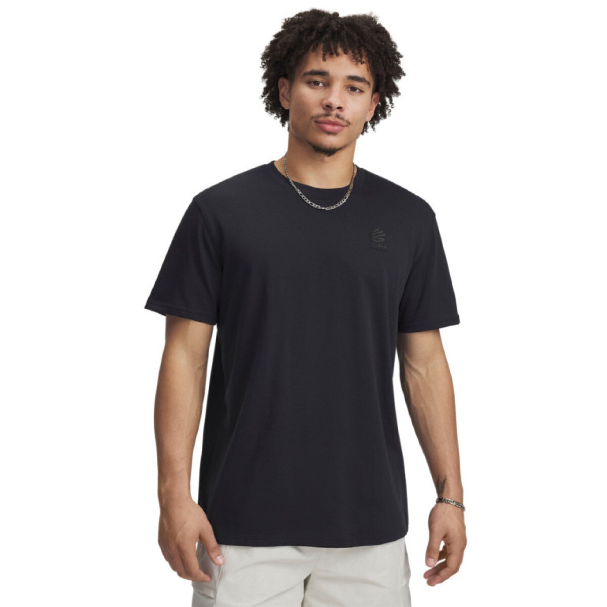 Męska koszulka do koszykówki Under Armour Curry HW Trend Tee - czarna