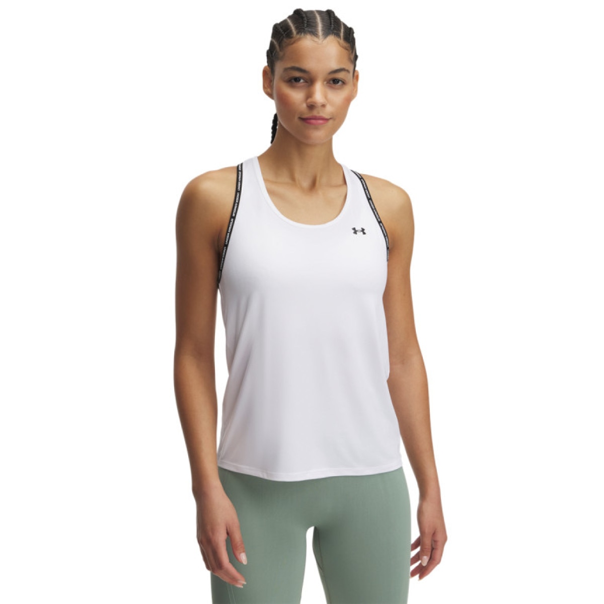 Damski top treningowy Under Armour Tech Knockout Tank - biały