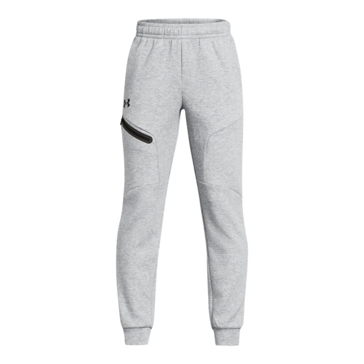 Chłopięce spodnie dresowe Under Armour UA B Unstoppable Flc Jogger - szare
