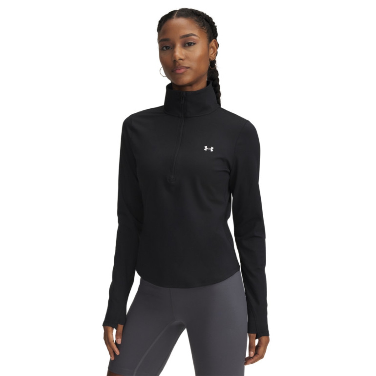 Damski longsleeve treningowy Under Armour Motion 1/2 Zip EMEA - czarny