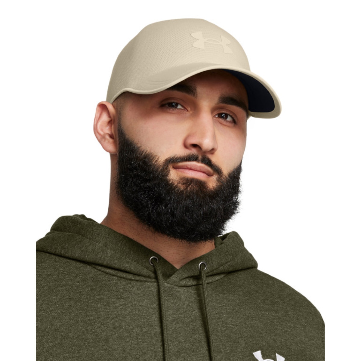 Czapka z daszkiem uniseks Under Armour StealthForm Uncrushable - beżowa