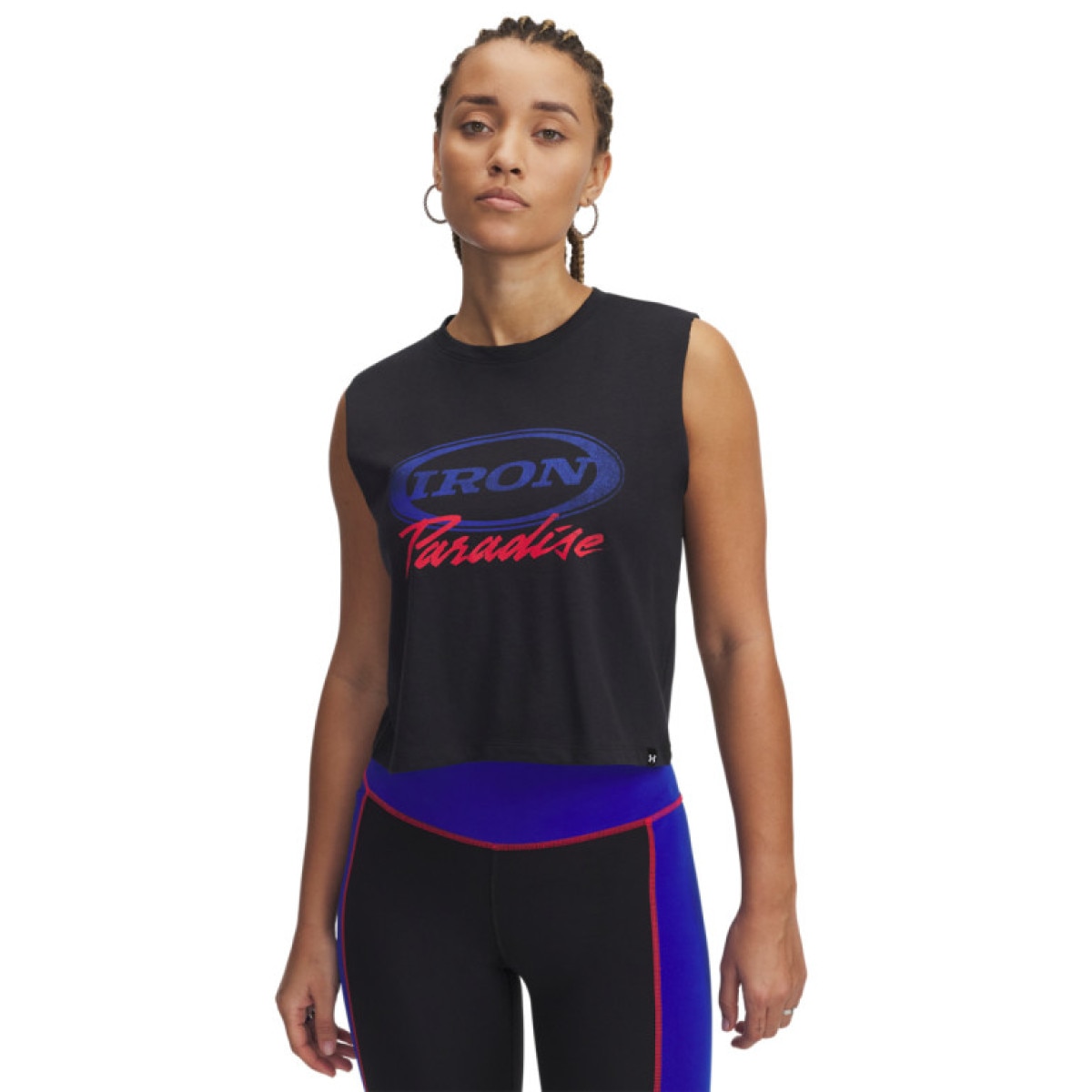 Damski top treningowy Under Armour Project Rock IP Tank - czarny