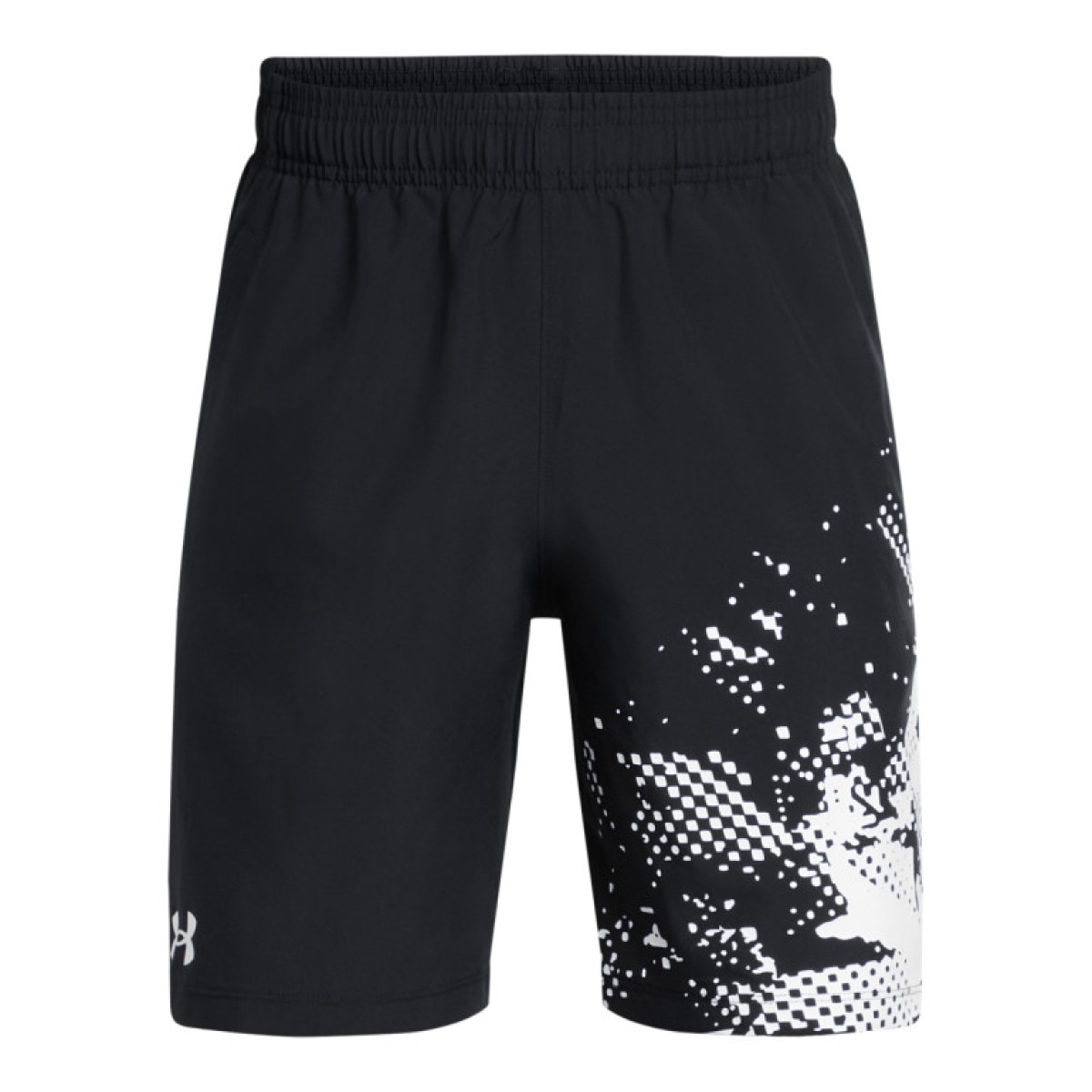 Chłopięce spodenki treningowe Under Armour UA Tech Woven Graphic Short - czarne