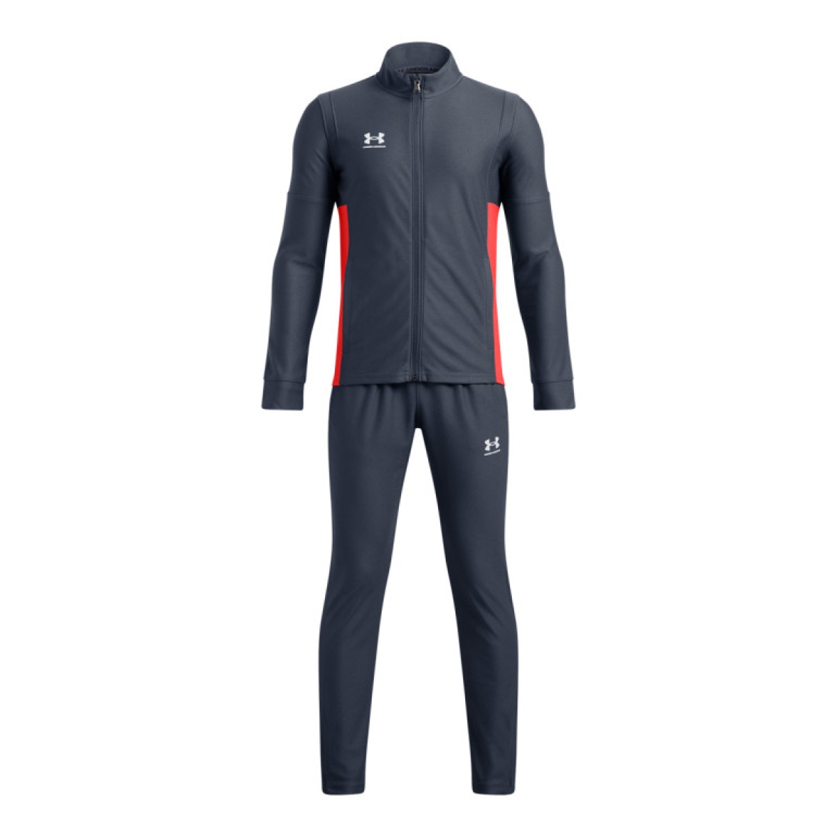 Chłopięcy dres komplet treningowy Under Armour UA B\'s Challenger Tracksuit - szary
