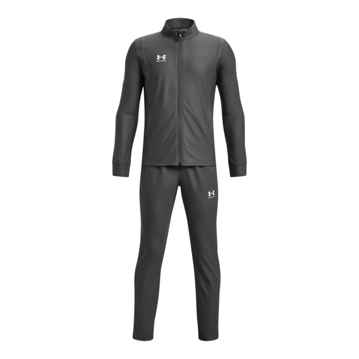 Chłopięcy dres komplet treningowy Under Armour UA B\'s Challenger Tracksuit - szary