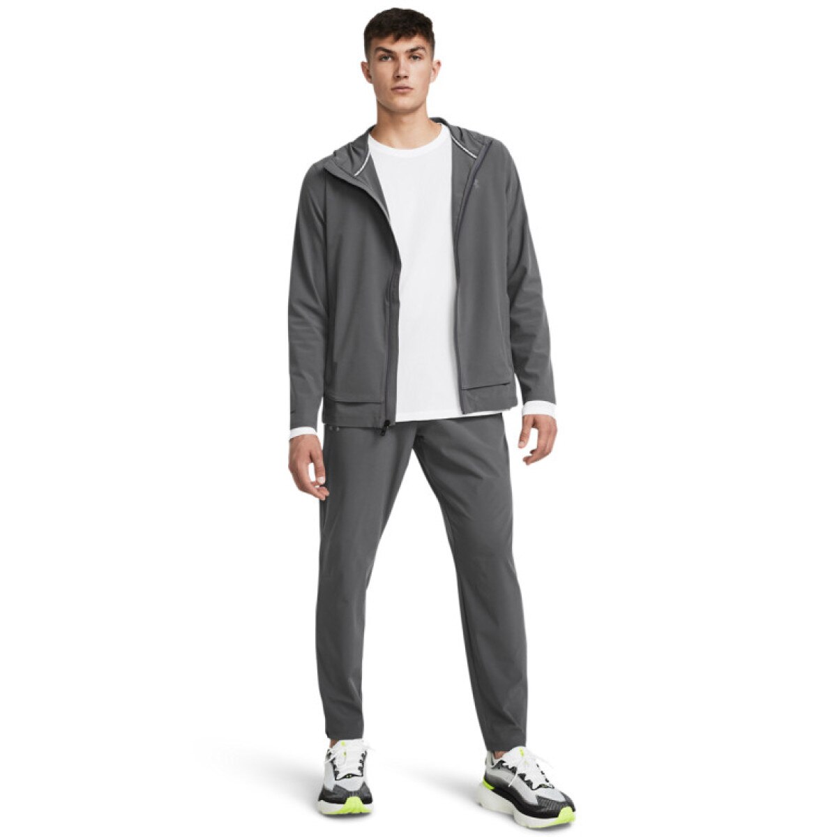 Męskie spodnie do biegania Under Armour UA Storm Run Pants - szare