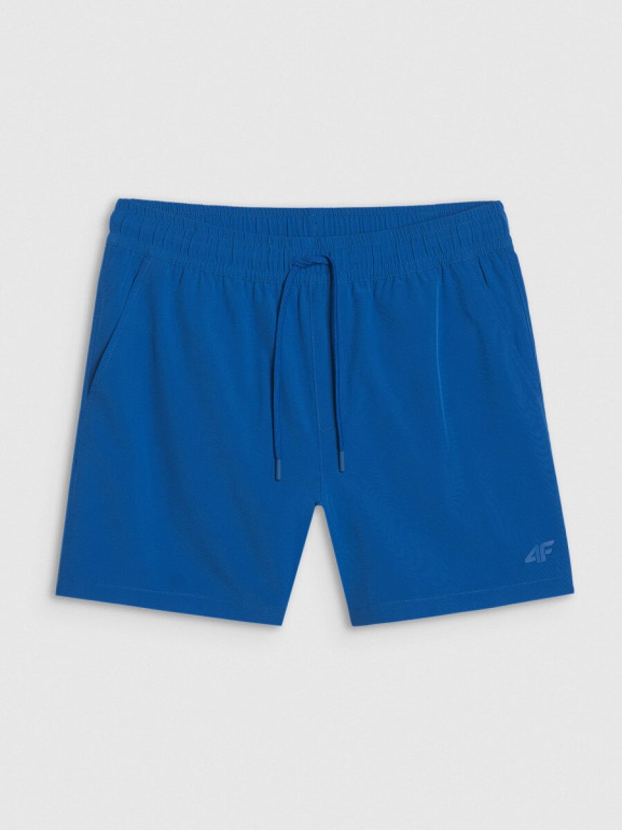 Męskie spodenki plażowe 4F 4FWSS25UBDSM134 - niebieskie