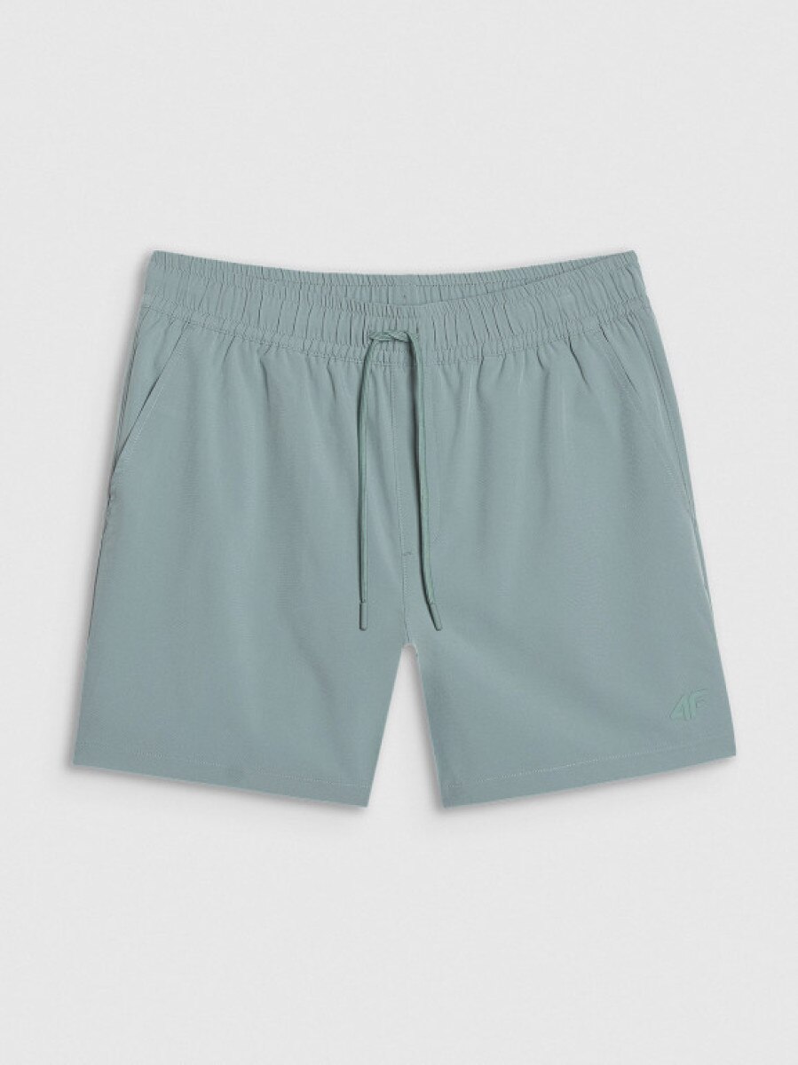 Męskie spodenki plażowe 4F 4FWSS25UBDSM134 - zielone