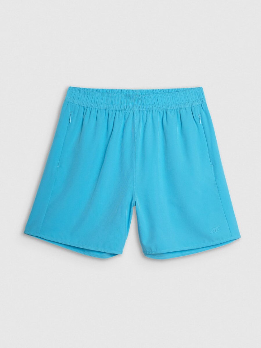 Damskie spodenki plażowe 4F 4FWSS25UBDSF149 - niebieskie