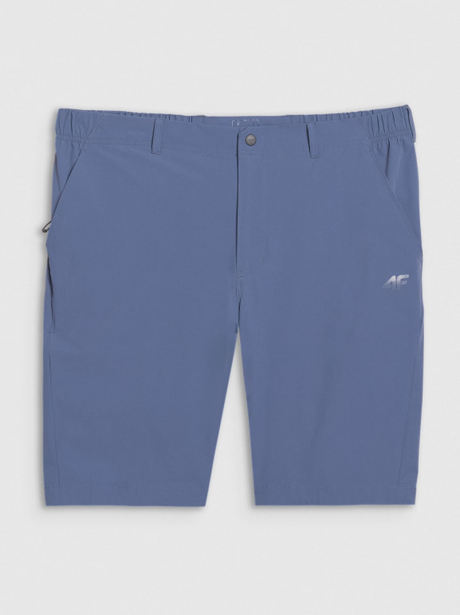 Męskie spodenki trekkingowe 4F 4FWSS25TFSHM0877 - niebieskie