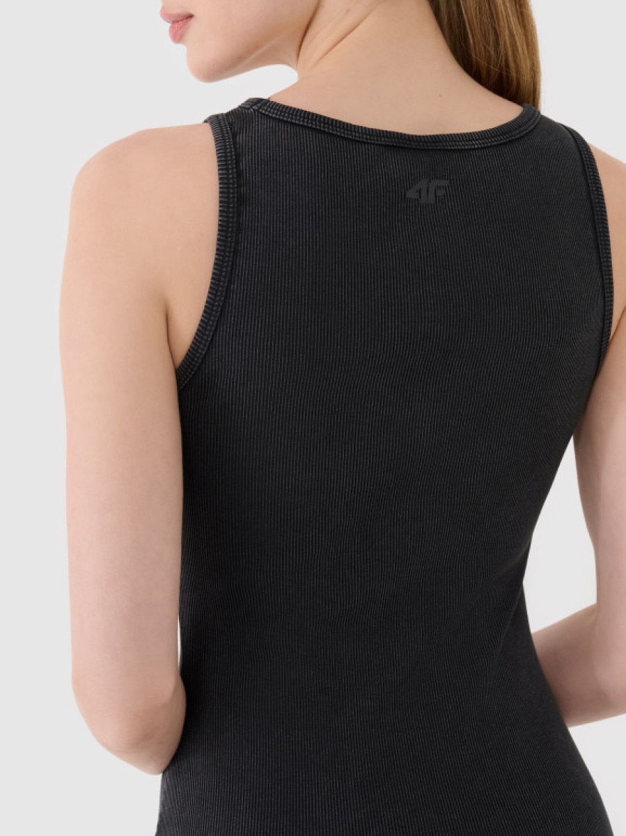 Damska sukienka midi 4F 4FRSS25TDREF180 - czarna