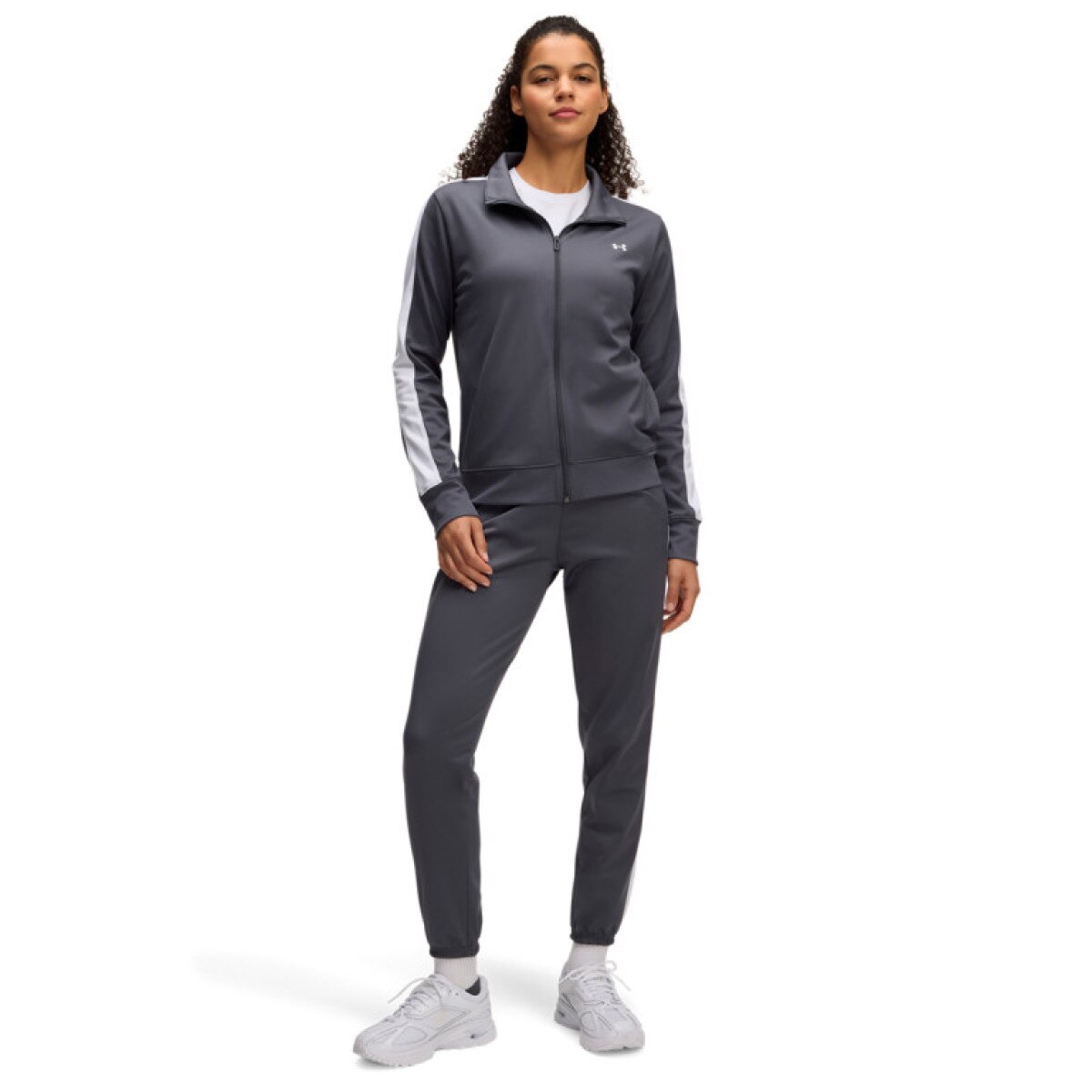 Damski komplet treningowy Under Armour Tricot Tracksuit - szary