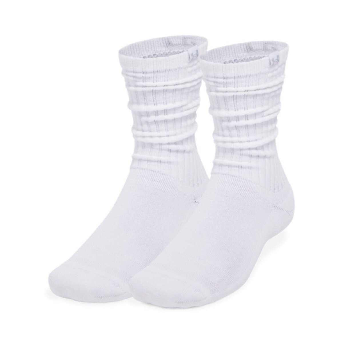 Skarpetki uniseks (2-pack) Under Armour Sportswear Cotton Scrunch Crew - białe
