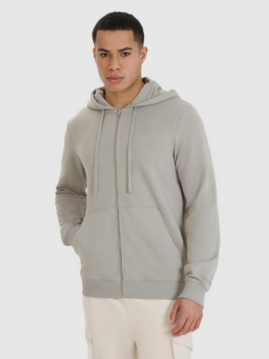 Męska bluza dresowa 4F 4FWSS25TSWSM1623 - szara