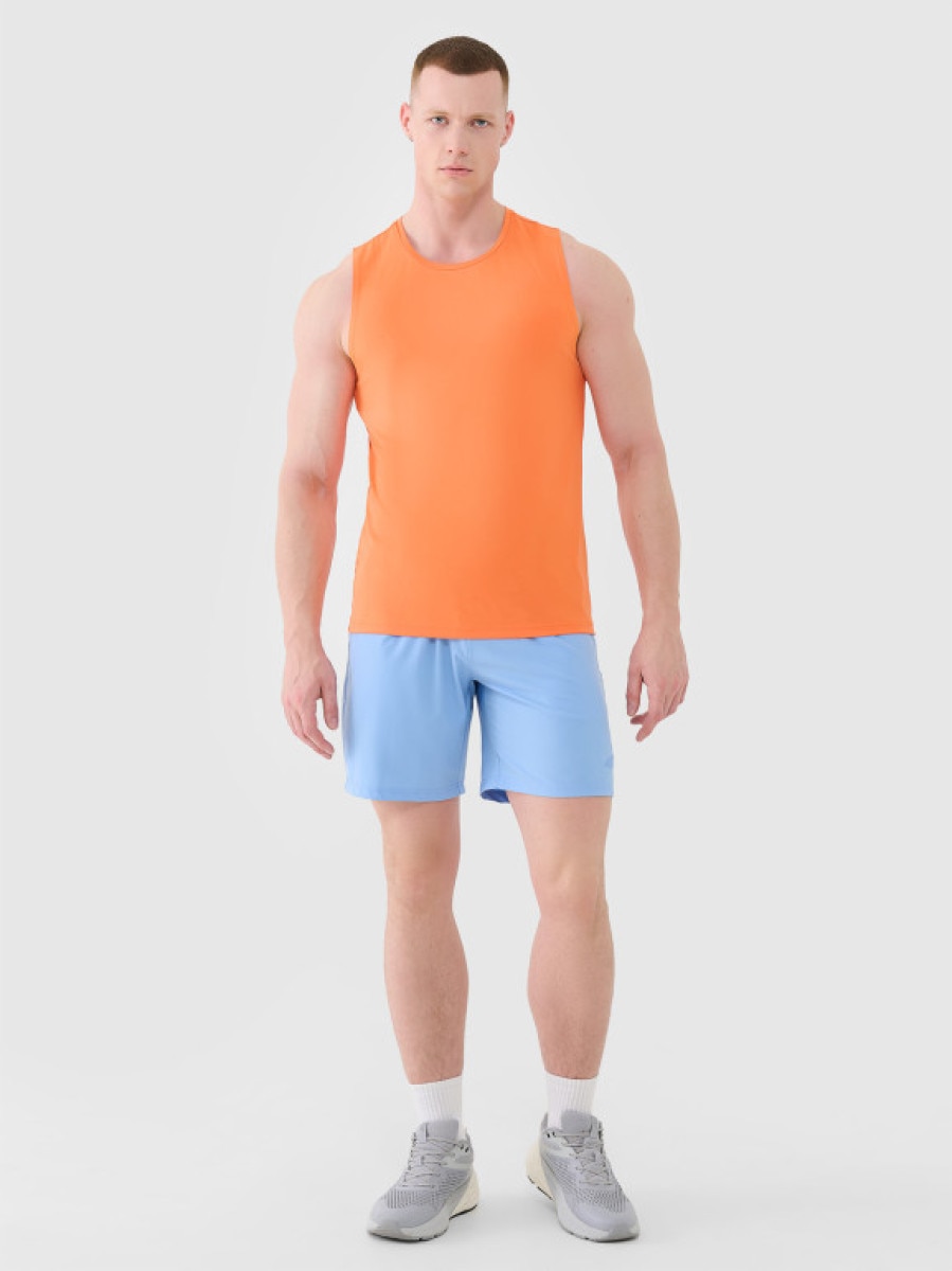 Męskie spodenki treningowe 4F 4FWSS25TFSHM0912 - niebieskie