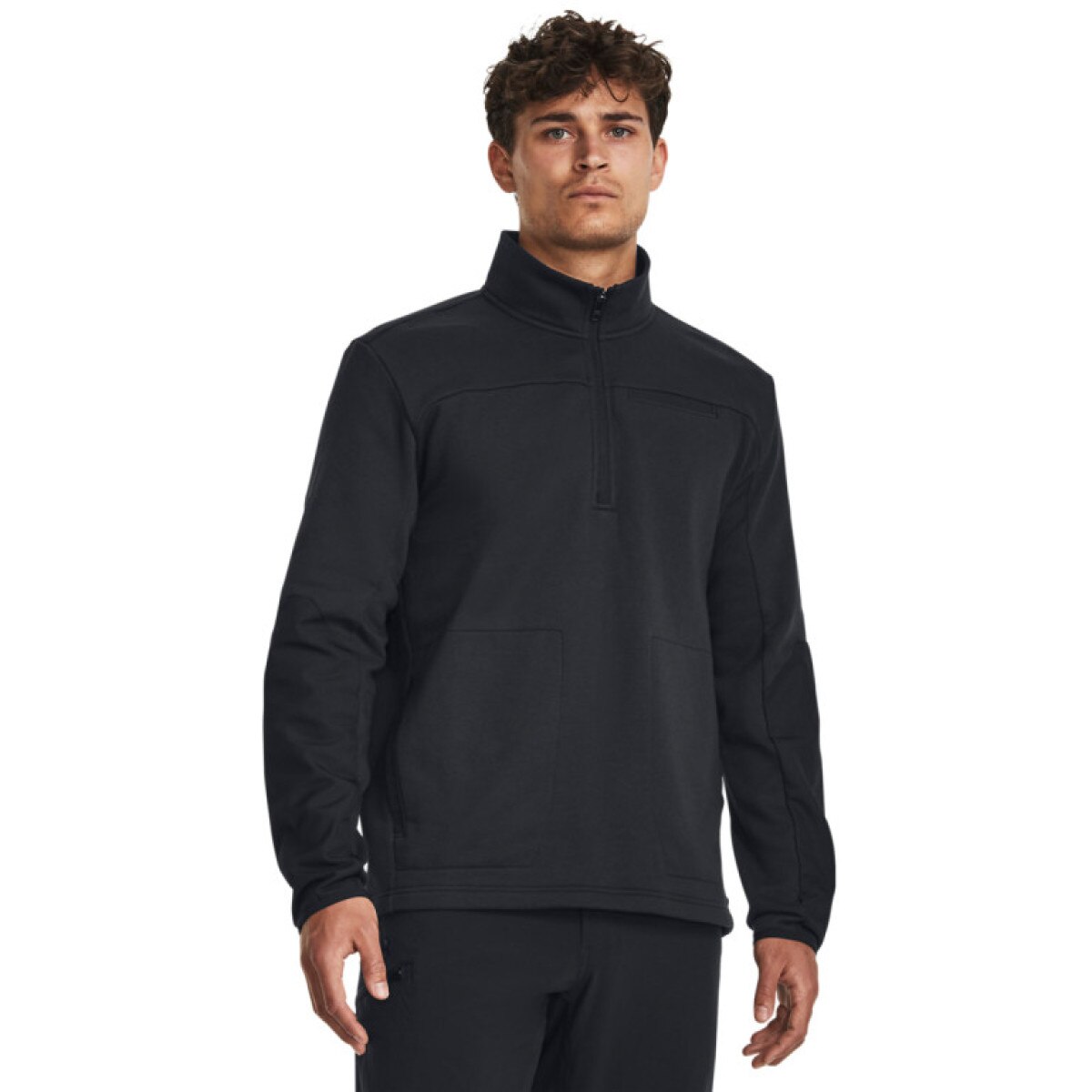 Męska bluza taktyczna Under Armour Tac Rival Job Fleece - czarna