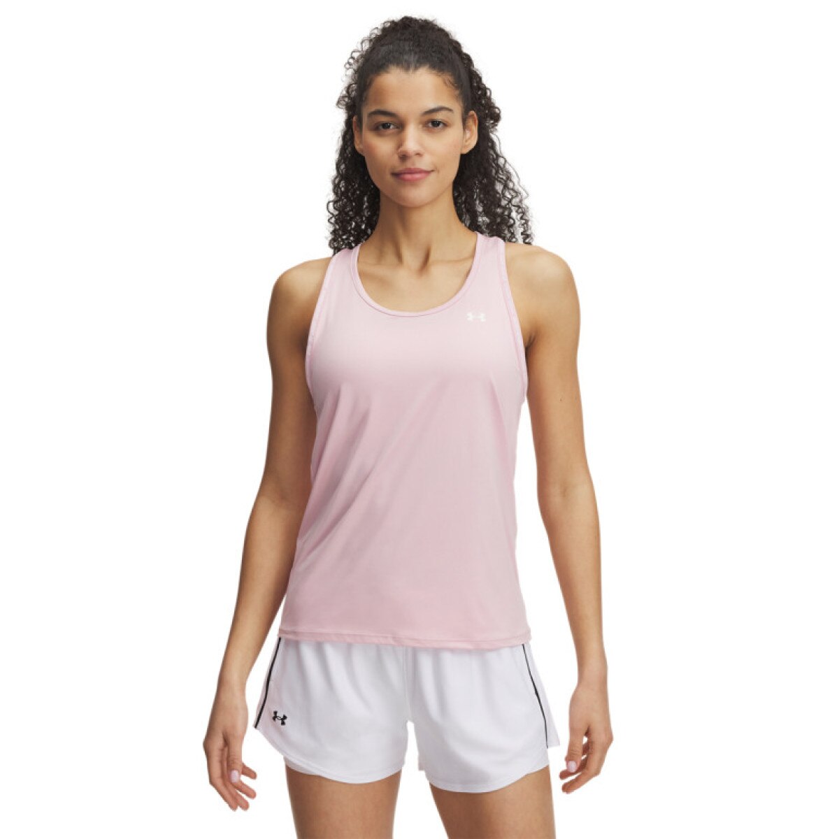 Damski top treningowy Under Armour Tech Knockout Tank - różowy