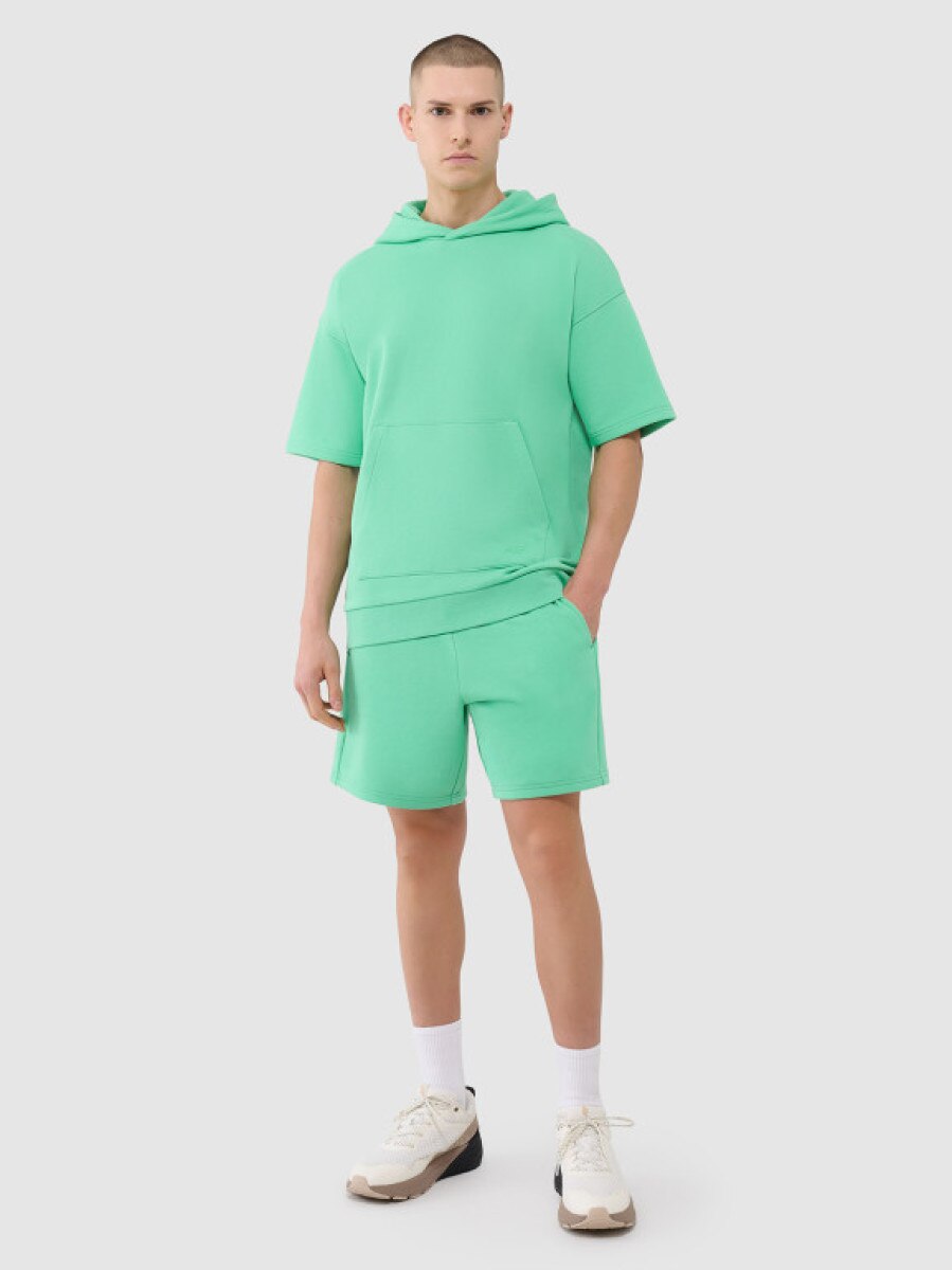 Męskie spodenki dresowe 4F 4FRSS25TSHOM696 - zielone