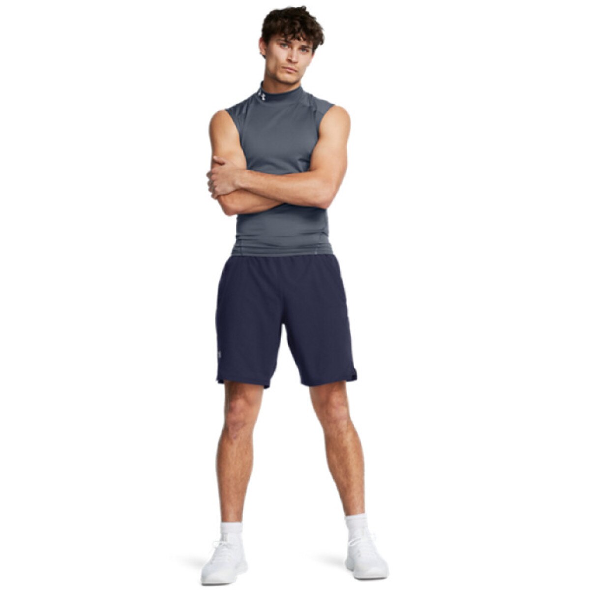Męskie spodenki treningowe Under Armour UA Vanish Woven 8in Shorts - granatowe