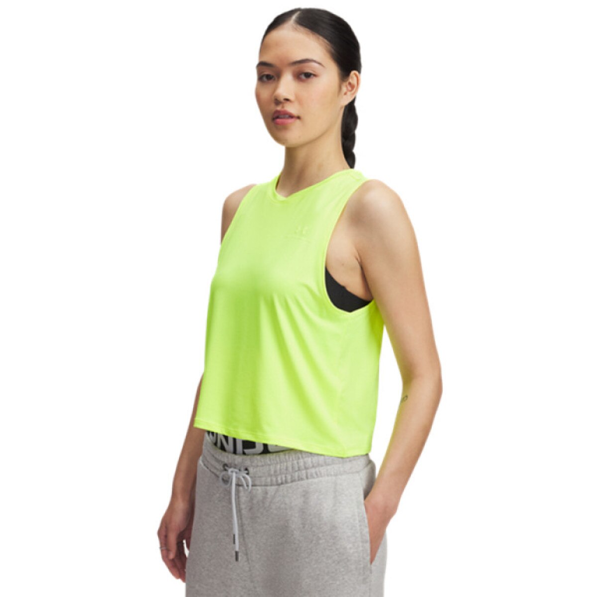 Damski top treningowy Under Armour Vanish Energy Crop Tank - zielony