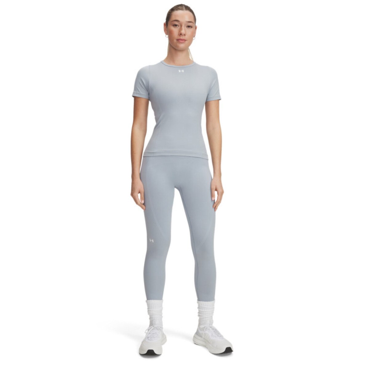 Damskie legginsy treningowe Under Armour UA Vanish Seamless Legging - niebieskie