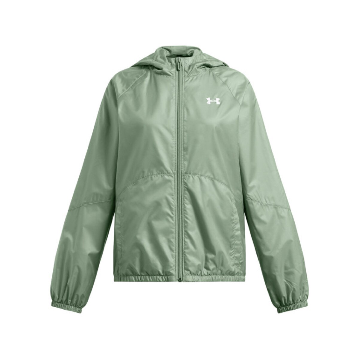 Dziewczęca kurtka wiatrówka Under Armour UA Sport Windbreaker Jkt - zielona