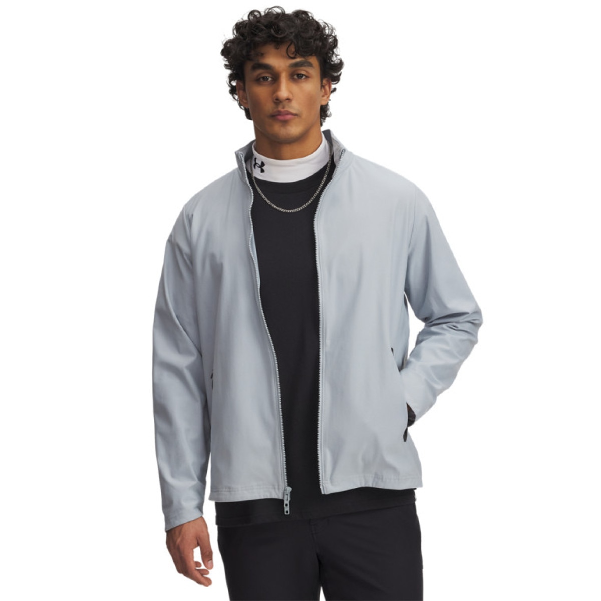 Męska kurtka treningowa Under Armour UA Unstoppable Non-Hood FZ - szara