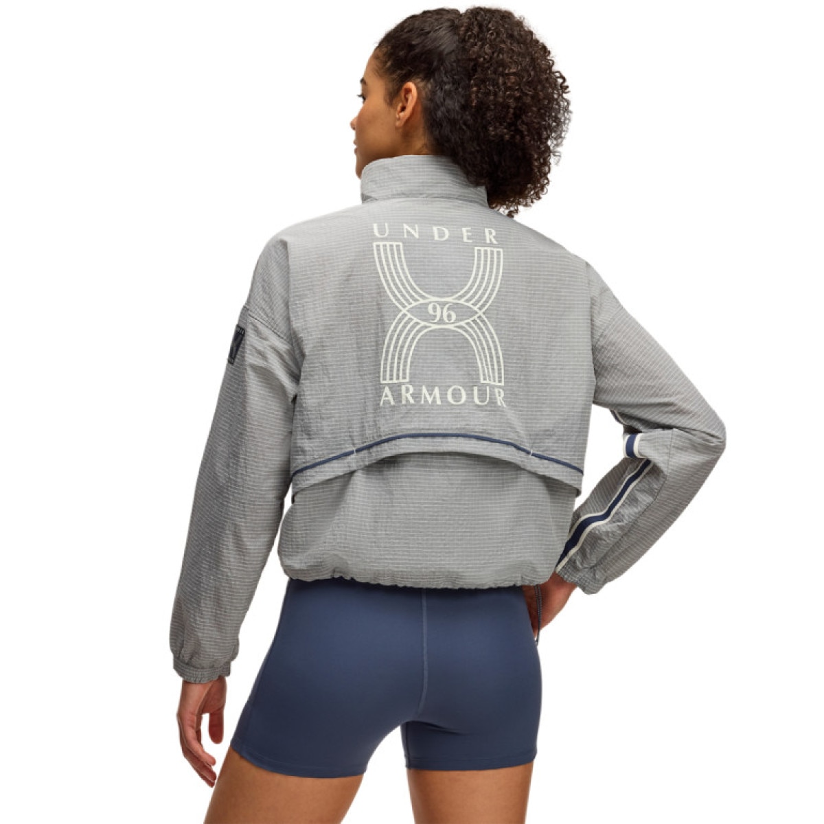 Damska kurtka do biegania Under Armour UA Run 96 Jacket - szara