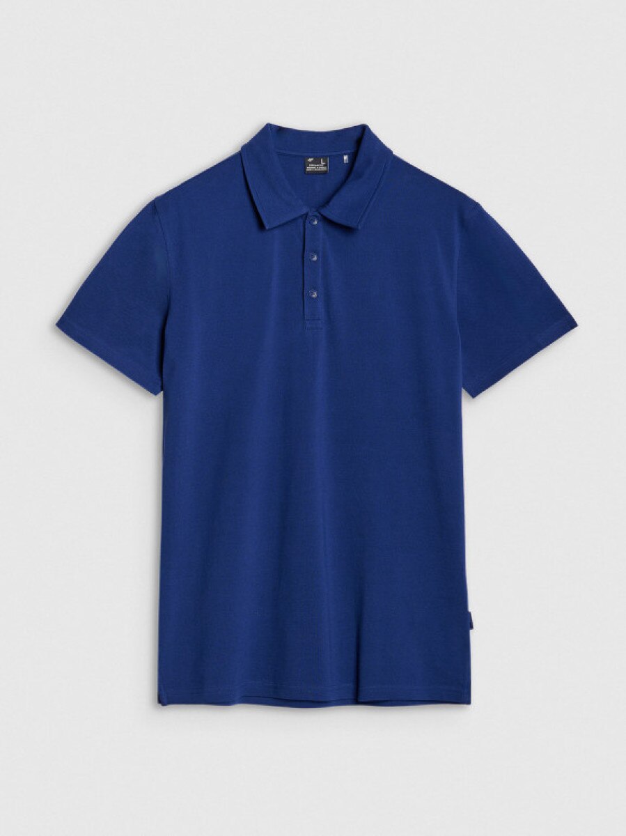 Męska koszulka polo 4F 4FRSS25TPTSM632 - granatowa