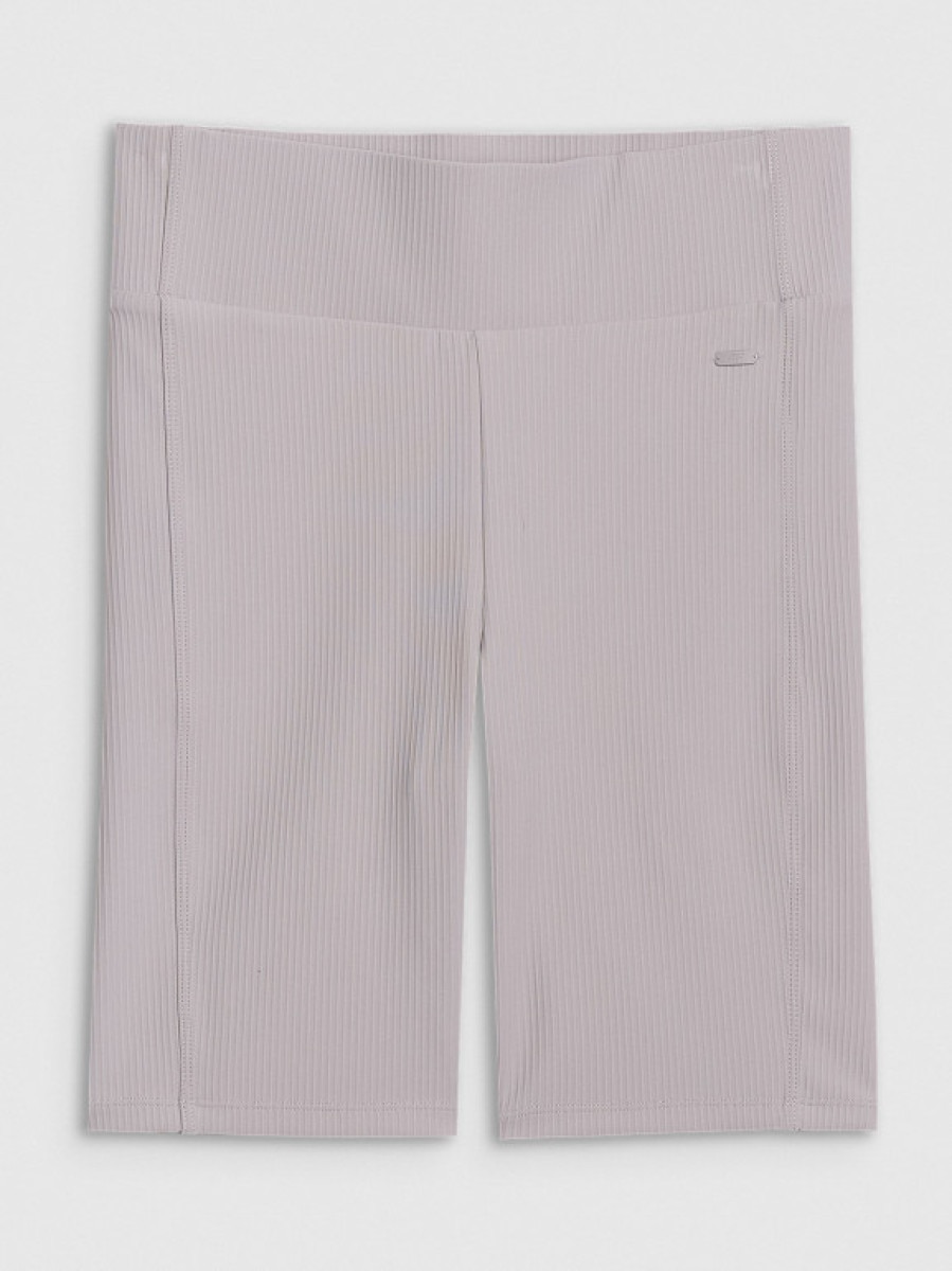 Damskie legginsy krótkie basic 4F 4FRSS25TSTIF020 - szare