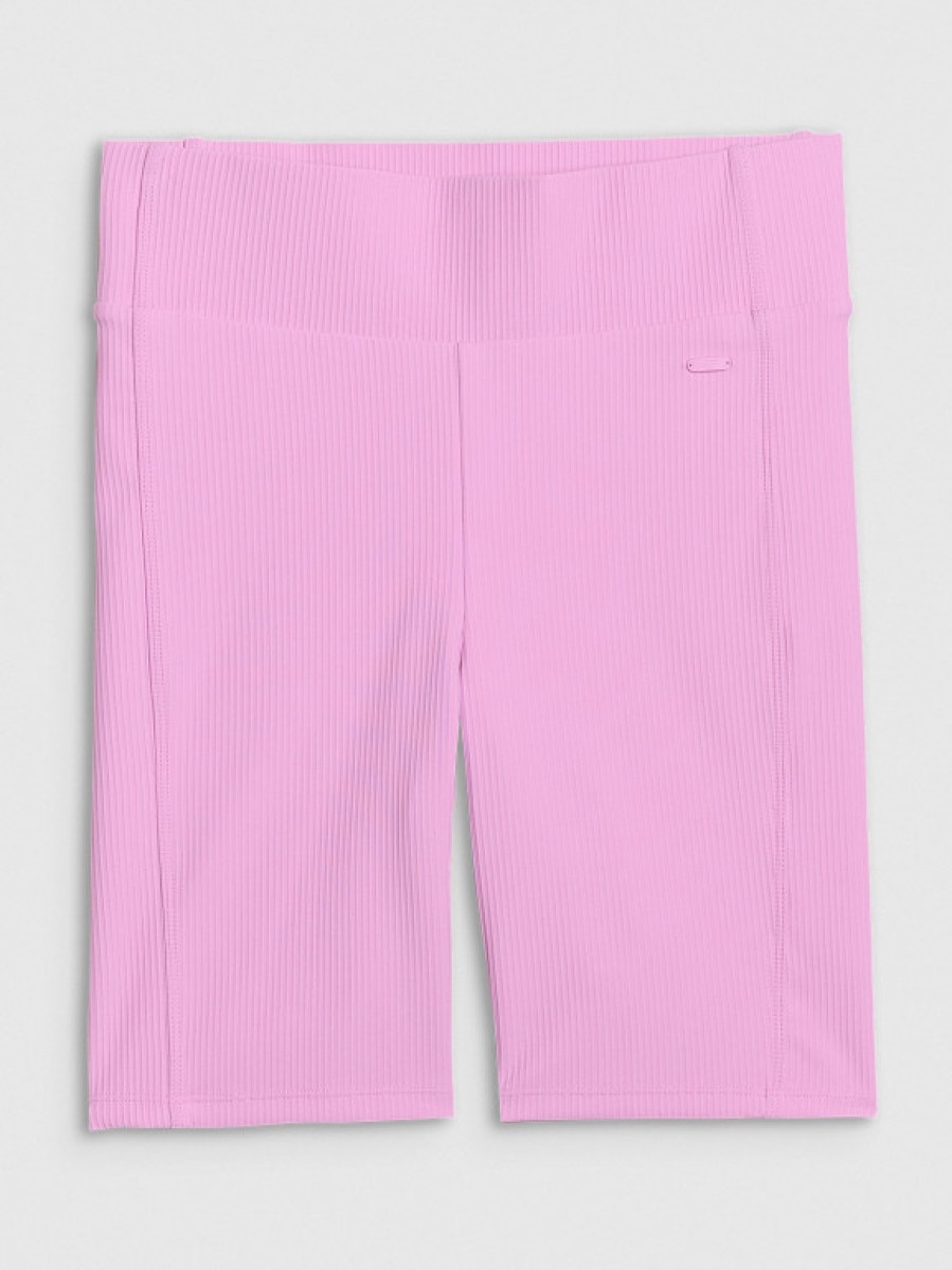 Damskie legginsy krótkie basic 4F 4FRSS25TSTIF020 - różowe